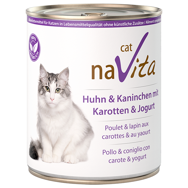 Huhn & Kaninchen mit Rübli & Joghurt 800g